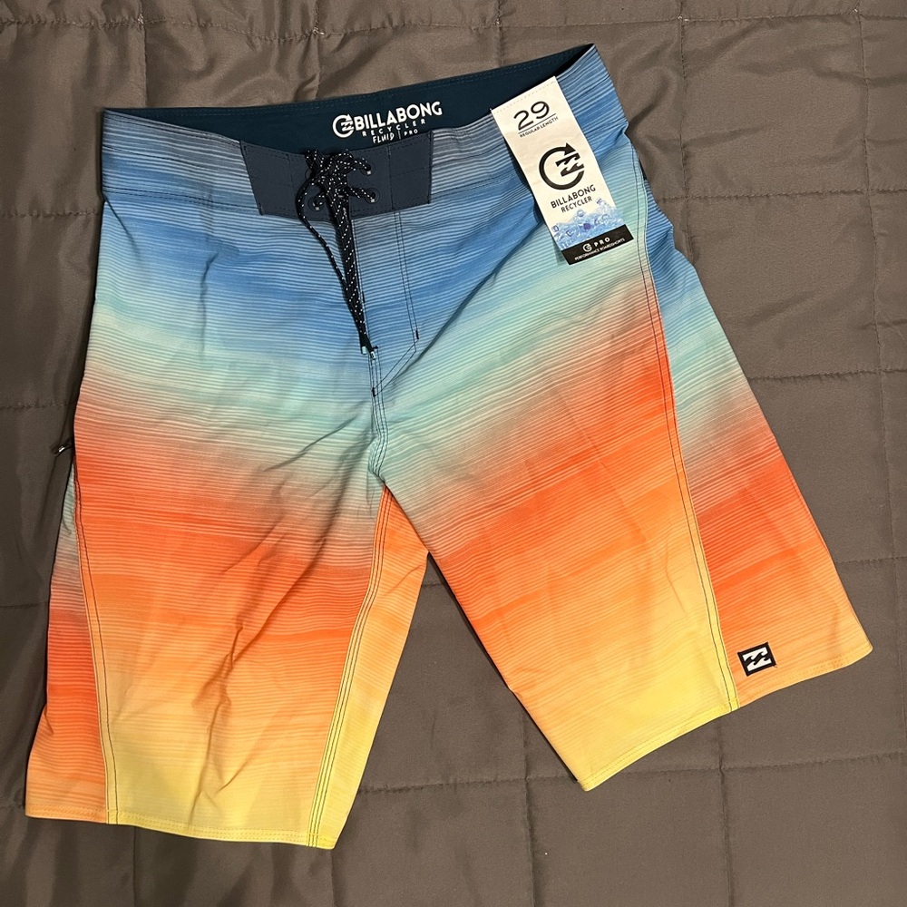 Billabong Blue Gradient Board Shorts